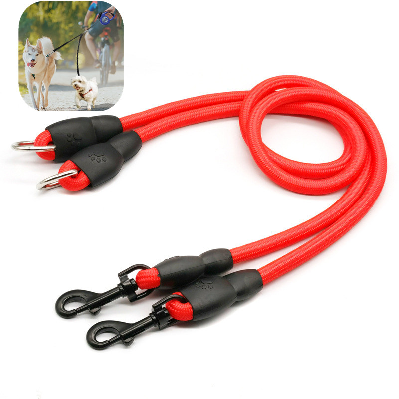 Leather Strap Quick Release - Guinzaglio per cani guinzagli doppi per