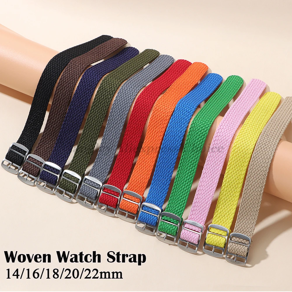 Perlon Strap Woven - 14mm 16mm 18mm 20mm 22mm cinturino