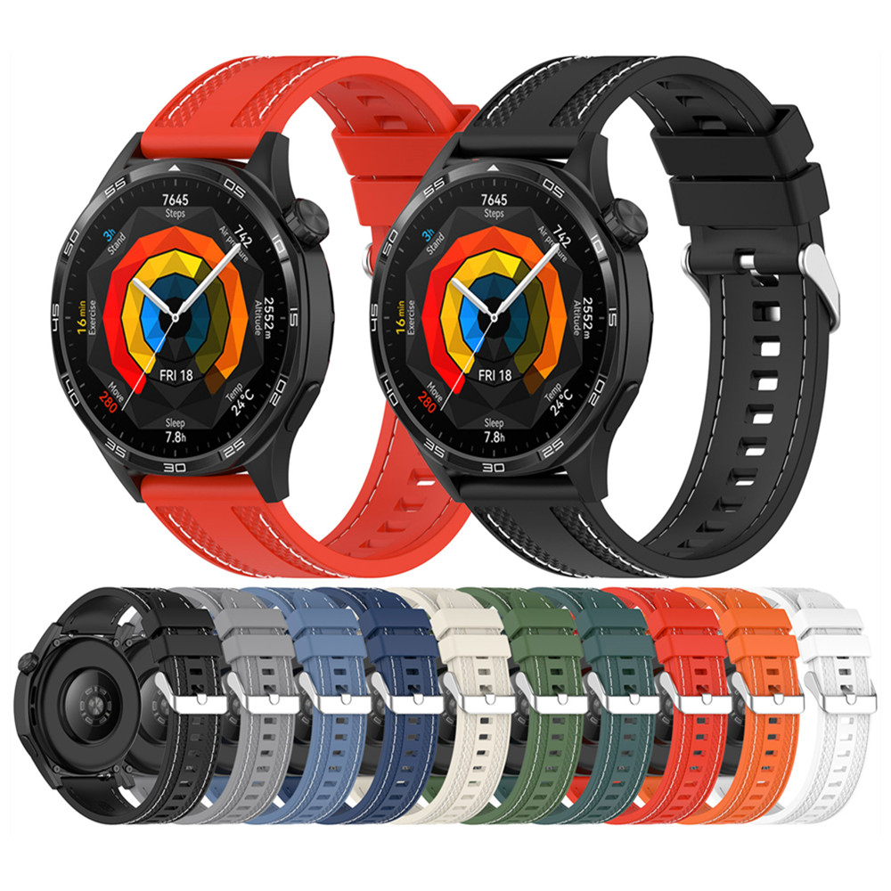 Silicone Watch Band 22Mm - Cinturino universale in silicone con cuciture