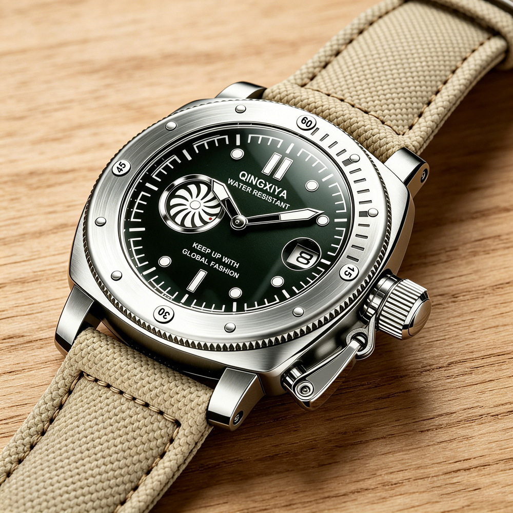 Canvas Strap Watch - Orologi al Quarzo con Cinturino in