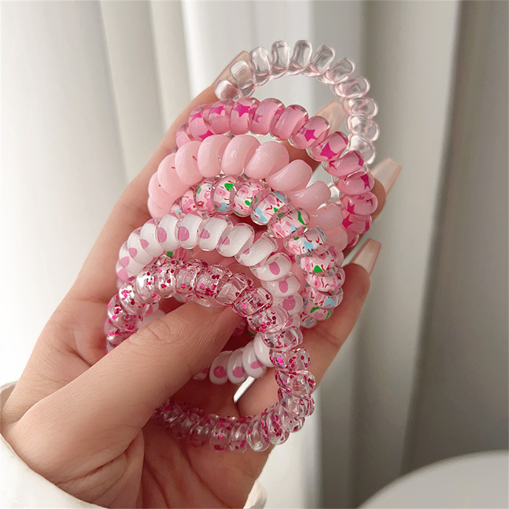 Silicone Band Women - 6 Pezzi Elastici per Capelli a