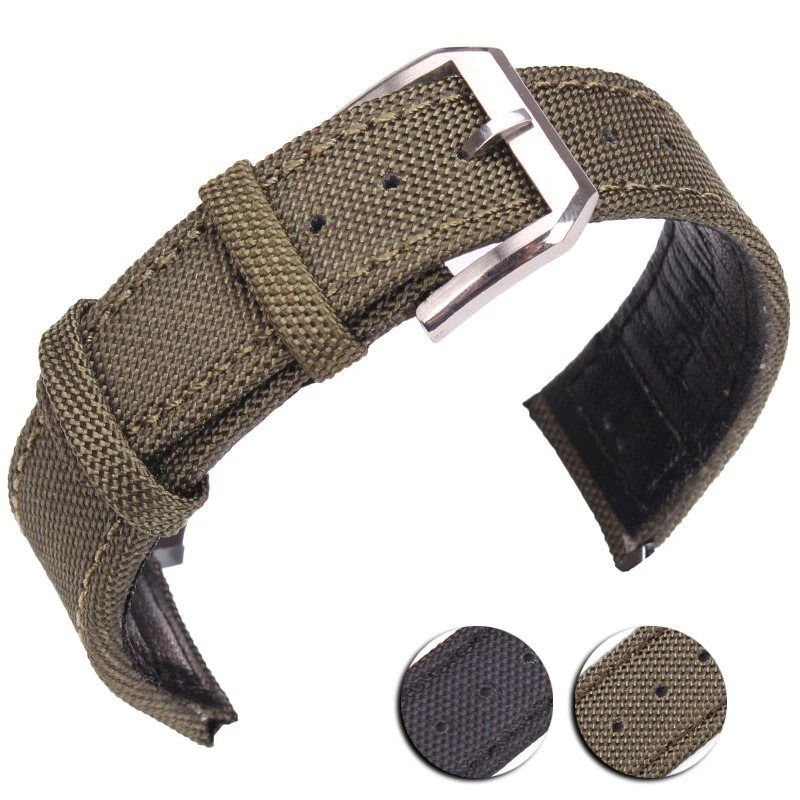 Nato Strap Nylon - Cinturino per orologio in vera pelle