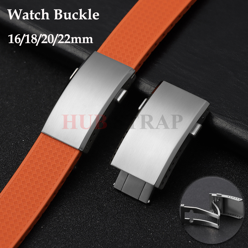 Silicone Watch Band 22Mm - Fibbia per Orologio 16mm 18mm 20mm