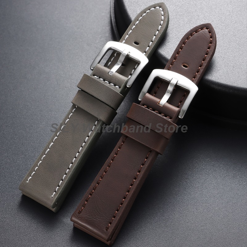 Suede Strap Watch - Cinturino in Vera Pelle 18mm 20mm