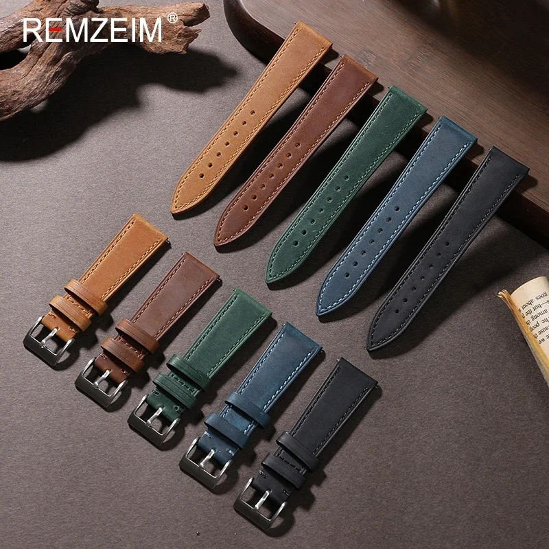 Leather Strap Quick Release - Crazy Horse orologio in pelle a