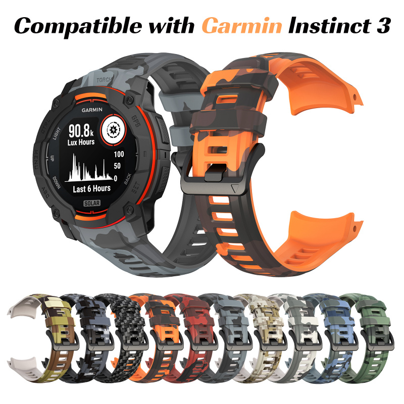 Silicone Watch Band 22Mm - Cinturino in Silicone Stampato a Sgancio