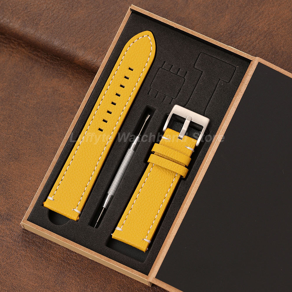 Leather Strap Quick Release - Cinturino a doppia faccia con texture