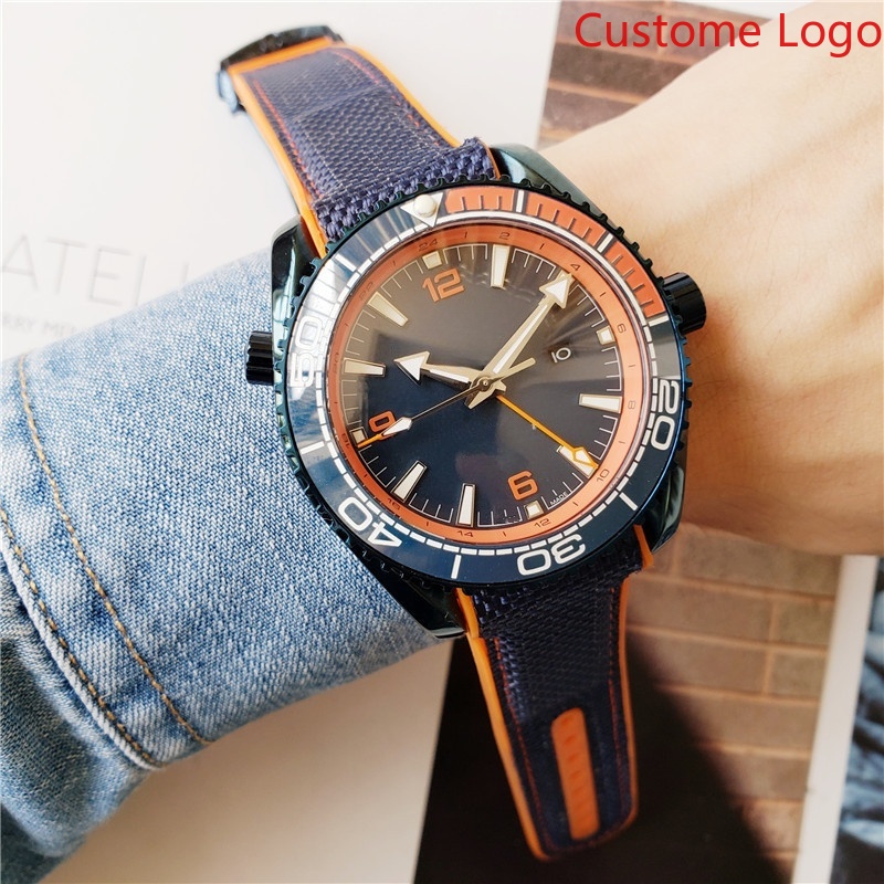 Rubber Strap Diver - Orologio Subacqueo GMT da Uomo con