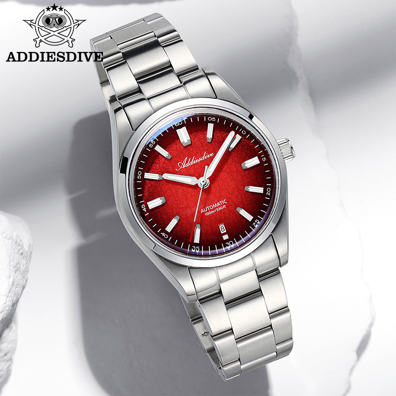 Stainless Bracelet Diver - ADDIESDIVE Orologio per regalo 39mm Meccanico