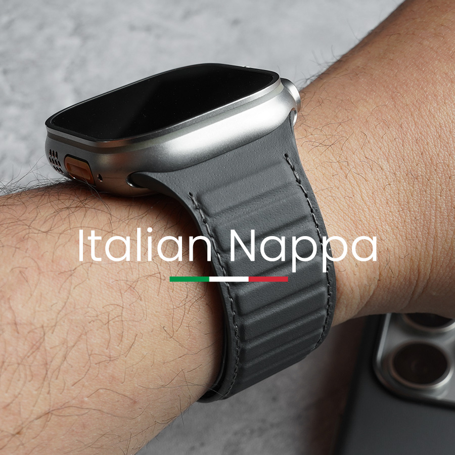 Suede Strap Watch - Cinturino magnetico in nappa genuina per
