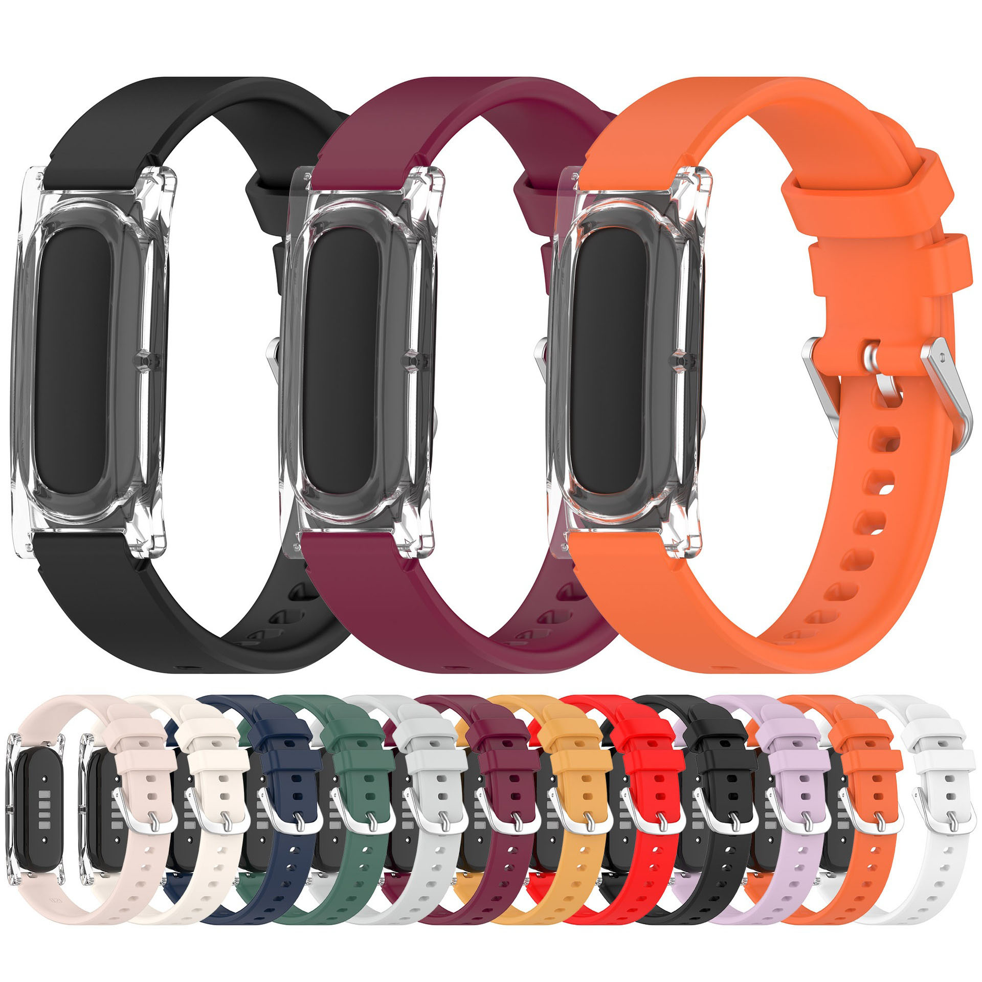 Silicone Band Women - Cinturino in silicone compatibile con Google