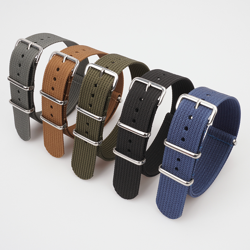 Nato Strap Nylon - Cinturino in nylon a costine per