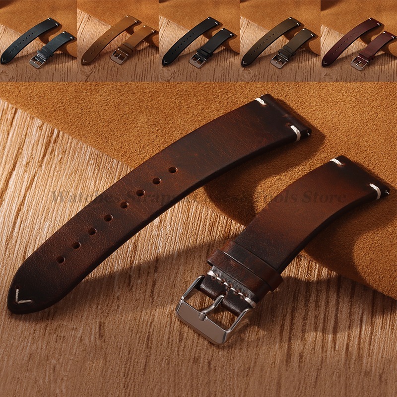Leather Strap Quick Release - Cinturino in vera pelle di vitello