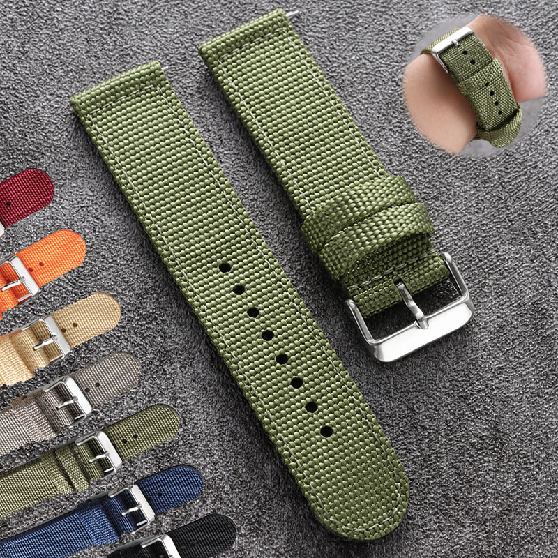 Canvas Strap Watch - Cinturino per Orologio in Nylon 18mm