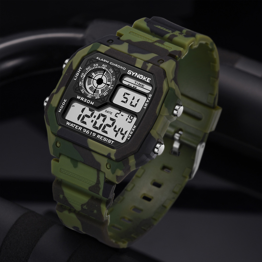Synoke Orologio digitale milit - Canvas Strap Watch recensione e prezzo