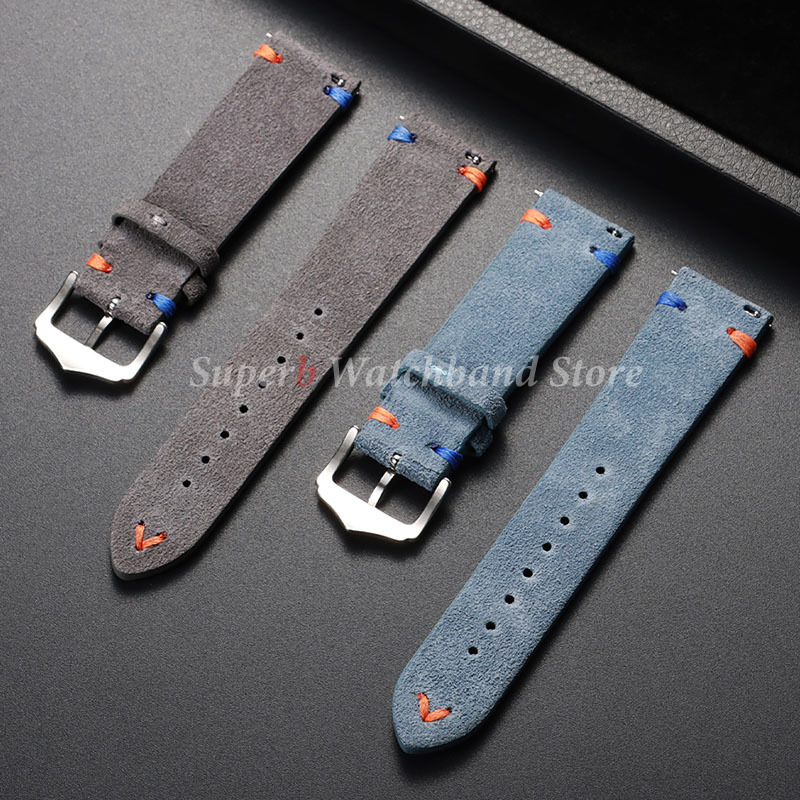 Cinturino per orologio in pell - Suede Strap Watch recensione e prezzo