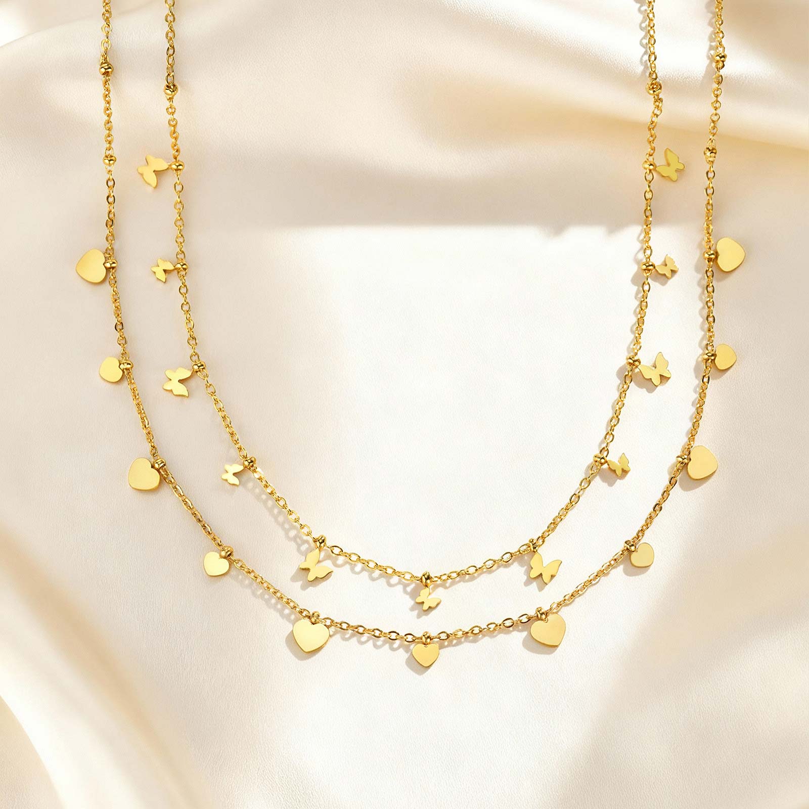 Collana delicata con farfalla  - Butterfly Clasp Deployant recensione e prezzo