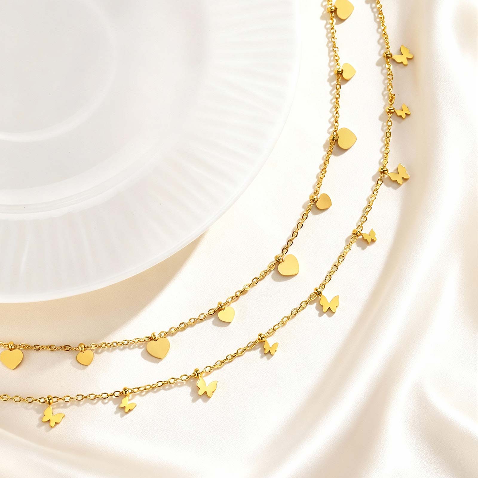Collana delicata con farfalla  - Butterfly Clasp Deployant recensione e prezzo
