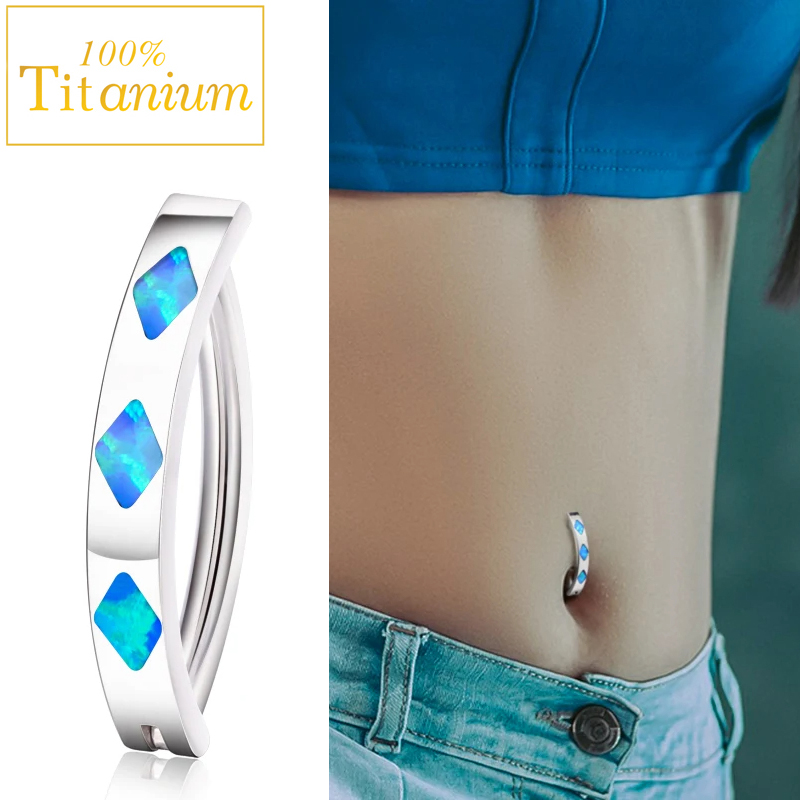 Piercing all'Ombelico in Titan - Curved Spring Bar recensione e prezzo