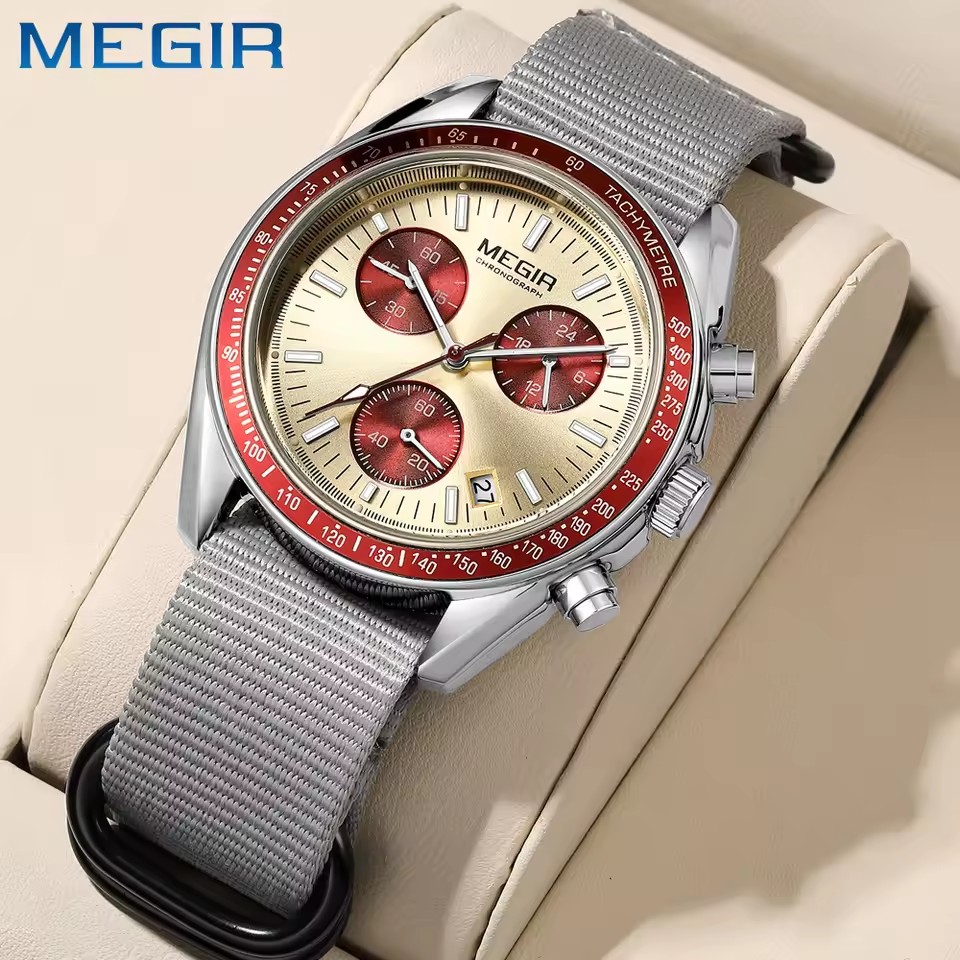 MEGIR 2247 Orologio al quarzo  - Canvas Strap Watch recensione e prezzo