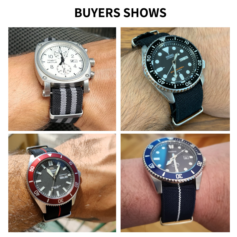 Cinturino per orologio dell'es - Nato Strap Nylon recensione e prezzo
