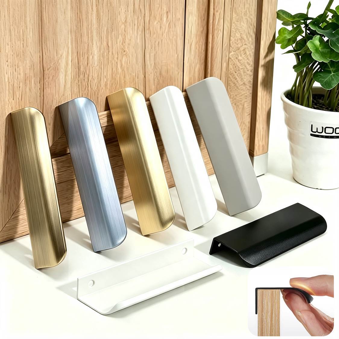 Maniglie Nascoste in Alluminio - Curved Spring Bar recensione e prezzo