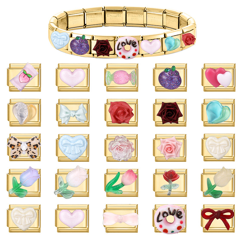 New Vintage Glitter Sun Flower - Butterfly Clasp Deployant recensione e prezzo