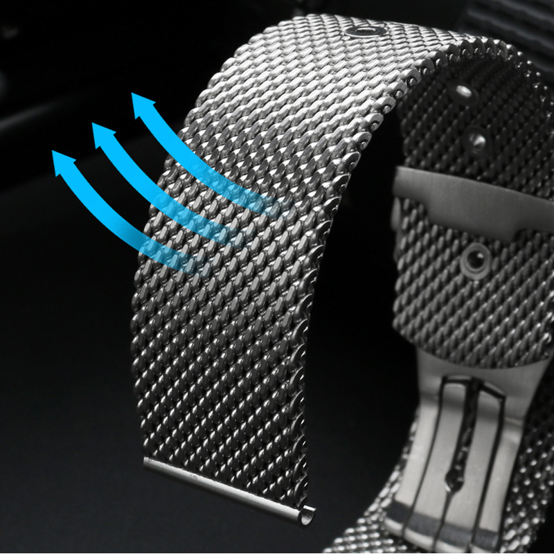 20mm 22mm cinturino per orolog - Mesh Strap Metal recensione e prezzo