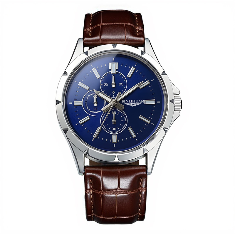 Orologio da Polso Cronografo a - Leather Watch Band Men recensione e prezzo