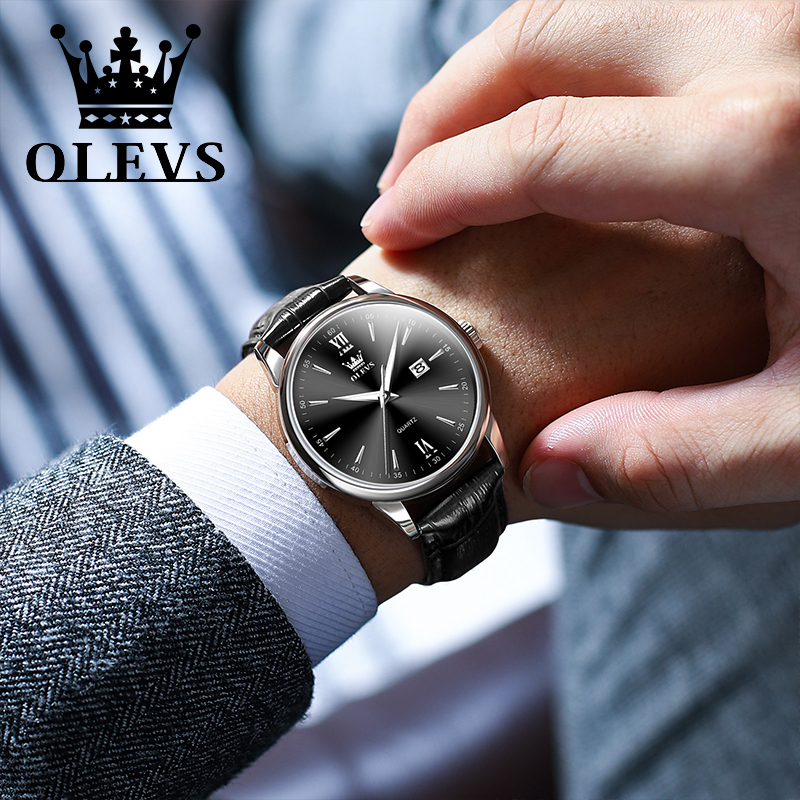Orologio da uomo al quarzo OLE - Leather Watch Band Men recensione e prezzo