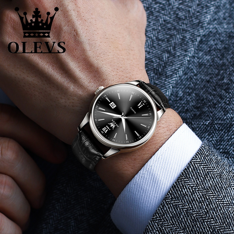 Orologio da uomo al quarzo OLE - Leather Watch Band Men recensione e prezzo