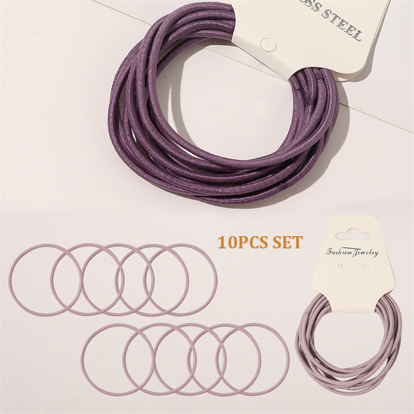 10PCS donne ragazze semplici f - Silicone Band Women recensione e prezzo