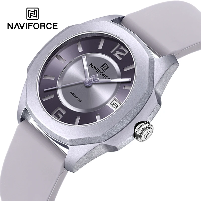 NAVIFORCE 7107 Orologio da don - Silicone Band Women recensione e prezzo
