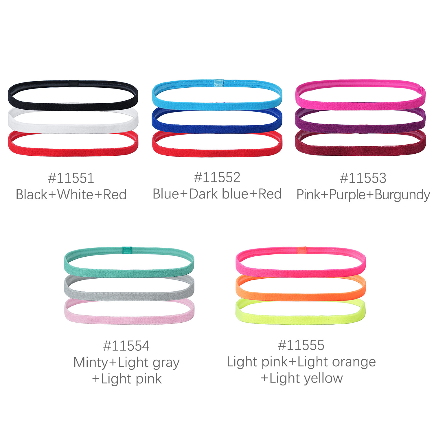 3 pezzi antiscivolo sport fasc - Silicone Band Women recensione e prezzo