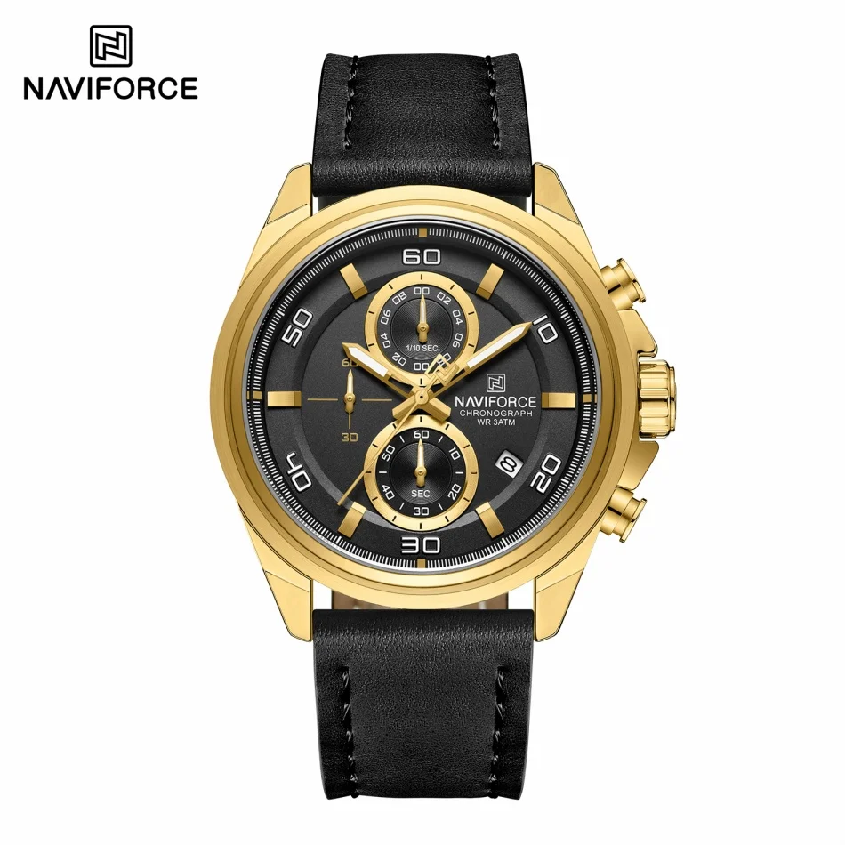 NAVIFORCE Lancette da polso Ci - Leather Watch Band Men recensione e prezzo