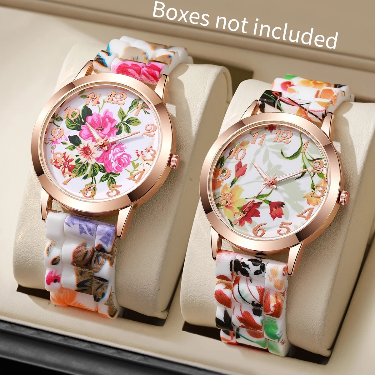 2PCS Orologi da donna alla mod - Silicone Band Women recensione e prezzo