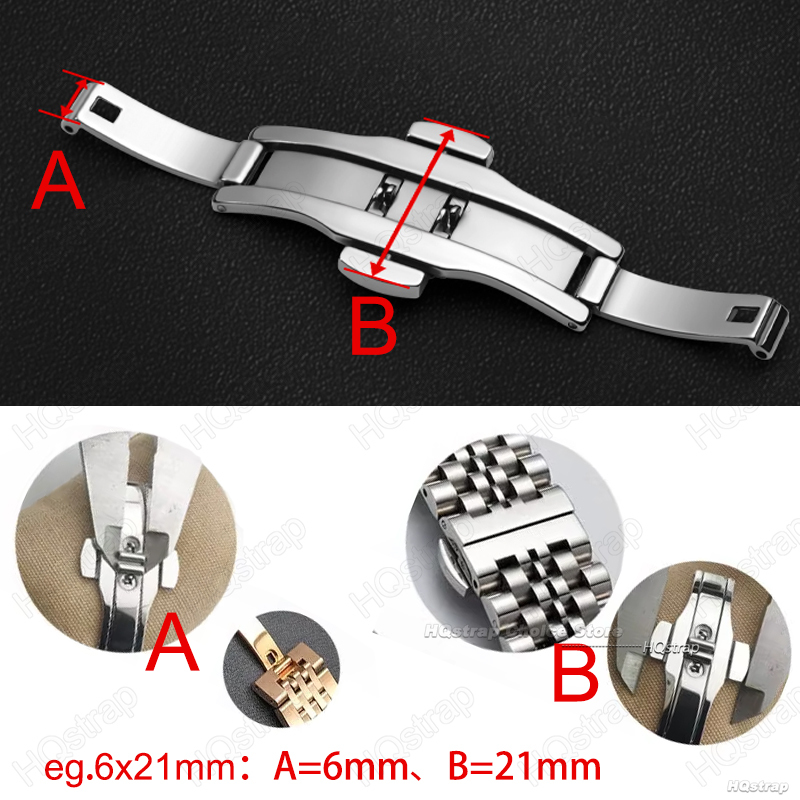 6mmx19/21/23/25mm Fibbia a far - Butterfly Clasp Deployant recensione e prezzo