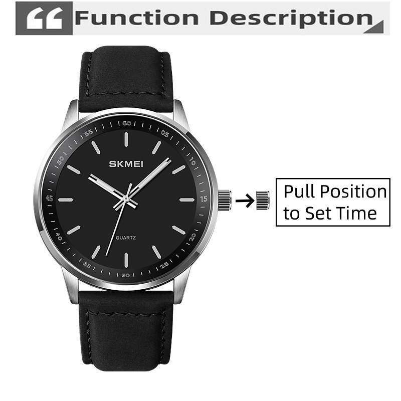 Skmei orologi al quarzo di mar - Leather Watch Band Men recensione e prezzo